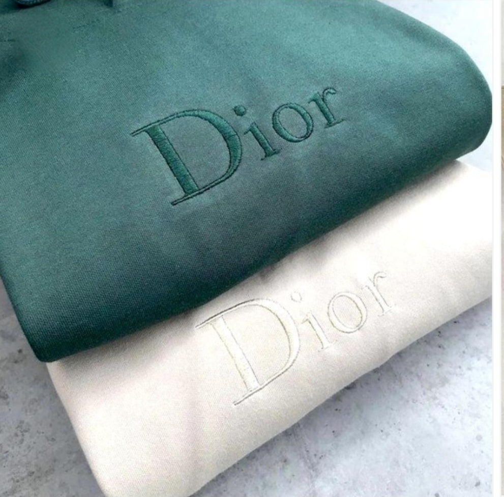 Vintage Embroidered Dior Hoodies